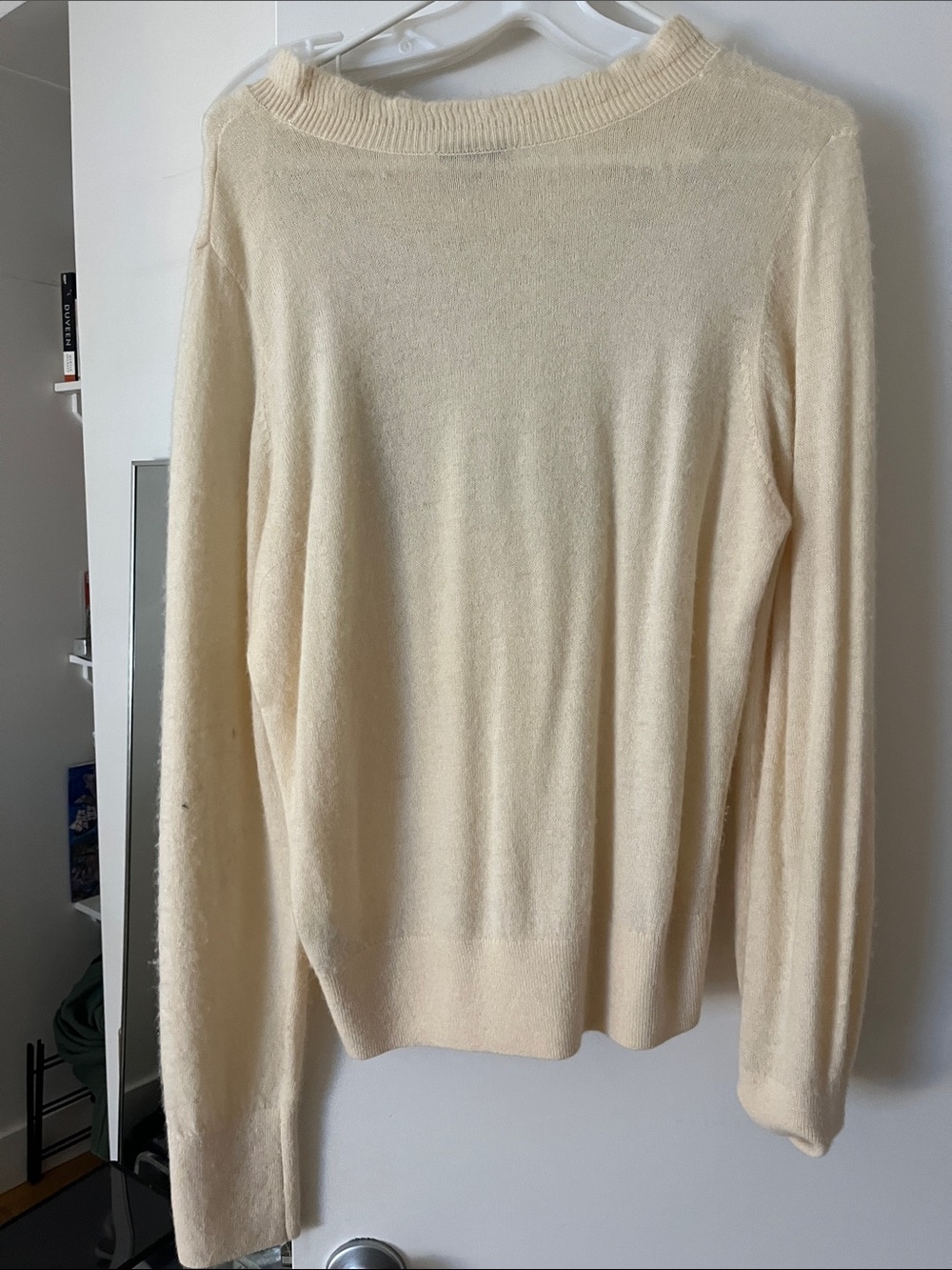 Cream Ruffle Sweater - Picture 4 of 4